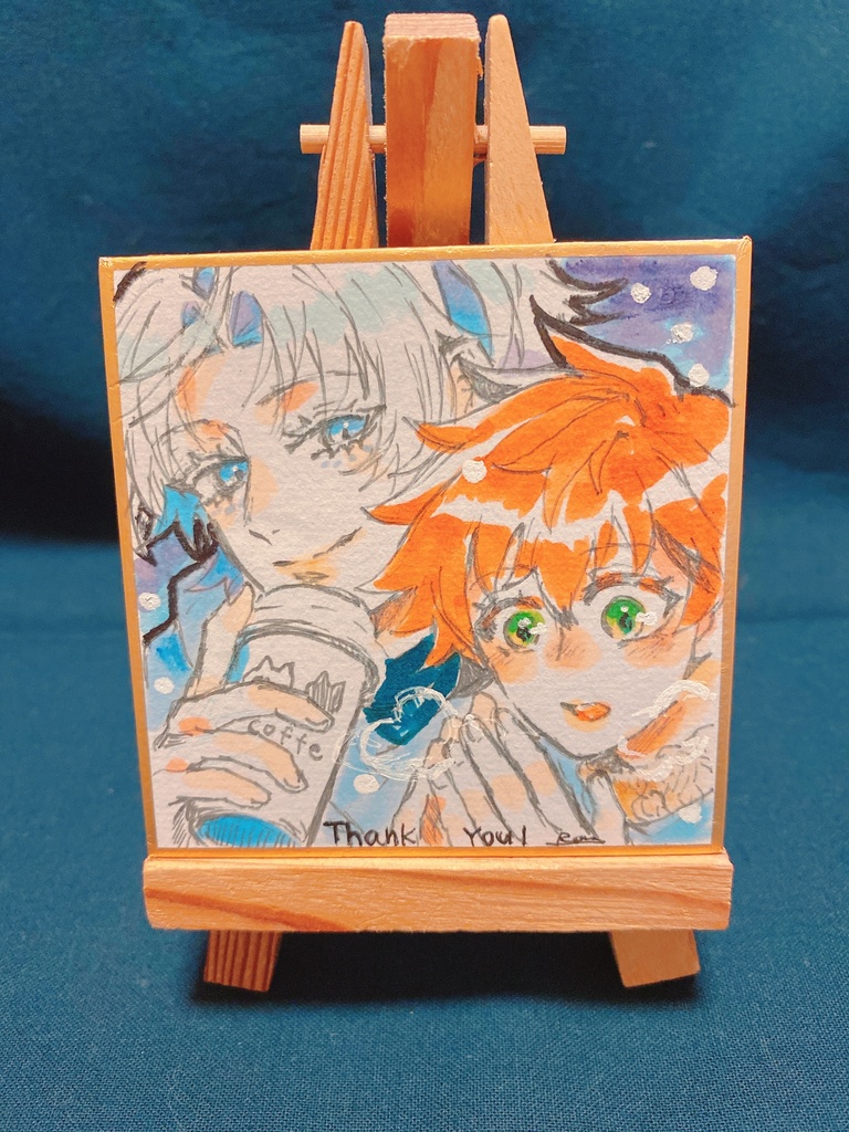 手描きジン主色紙