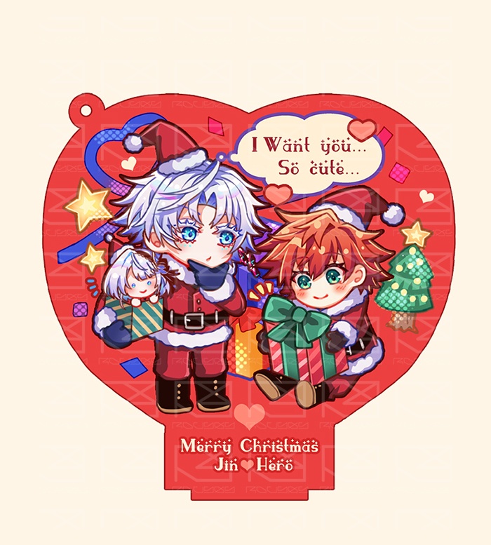 クリスマスジン主 アクリルスタンドキーホルダー
