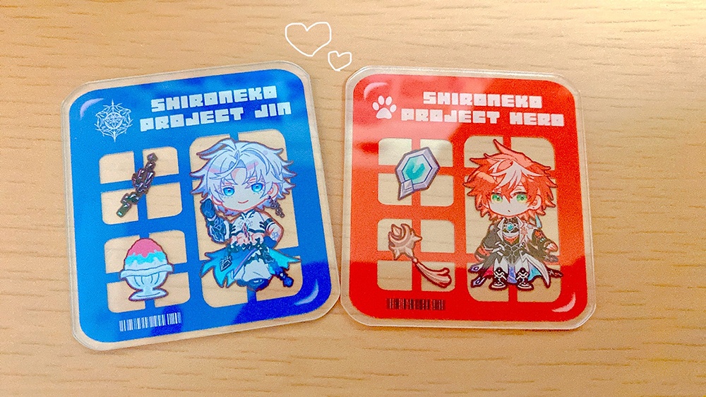 パッケージ風アクリルシール