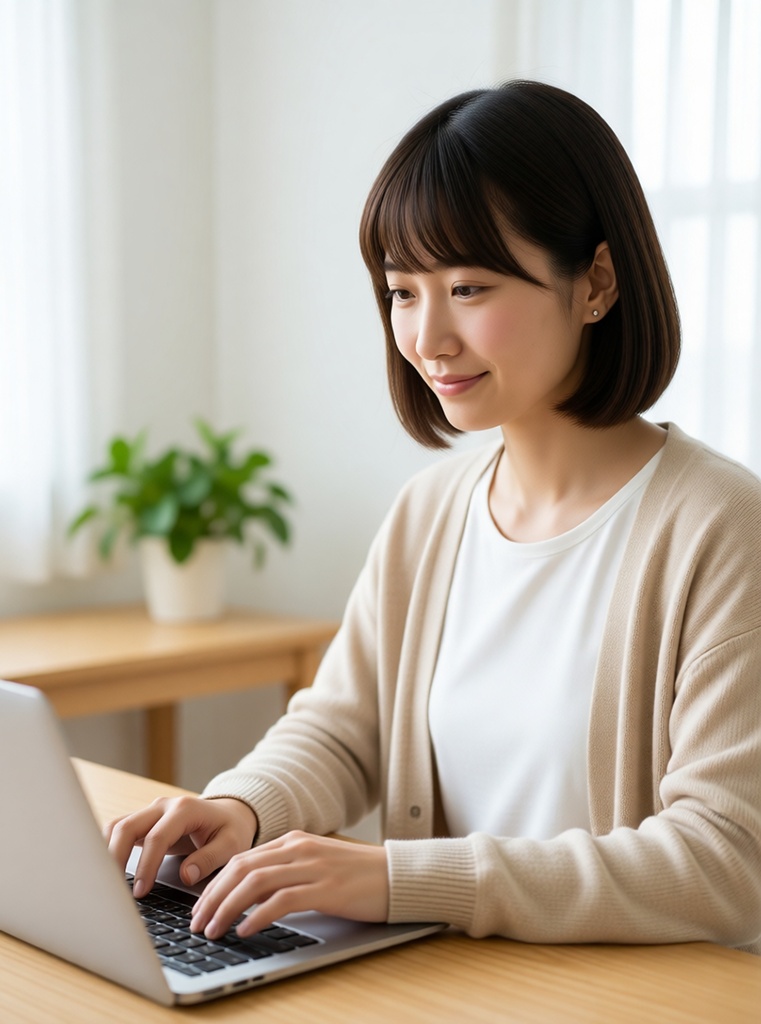 【無料】AI人物素材サンプル 6枚|受付・事務3枚+在宅ワーク3枚|同一人物・商用OK|castock