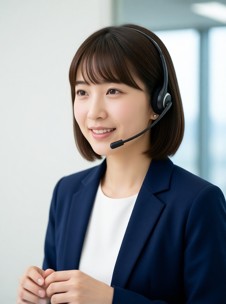 【無料】AI人物素材サンプル 6枚|受付・事務3枚+在宅ワーク3枚|同一人物・商用OK|castock