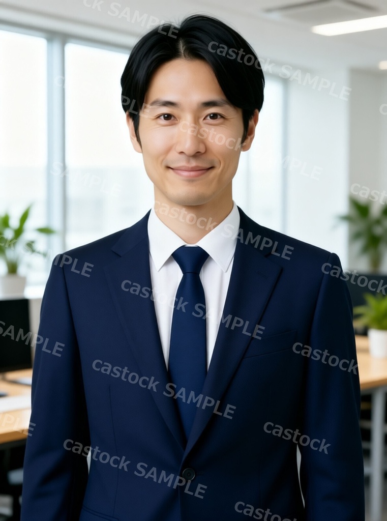 【AI人物素材】営業・商談 26枚セット|30代男性・同一人物・商用OK・肖像権フリー|castock