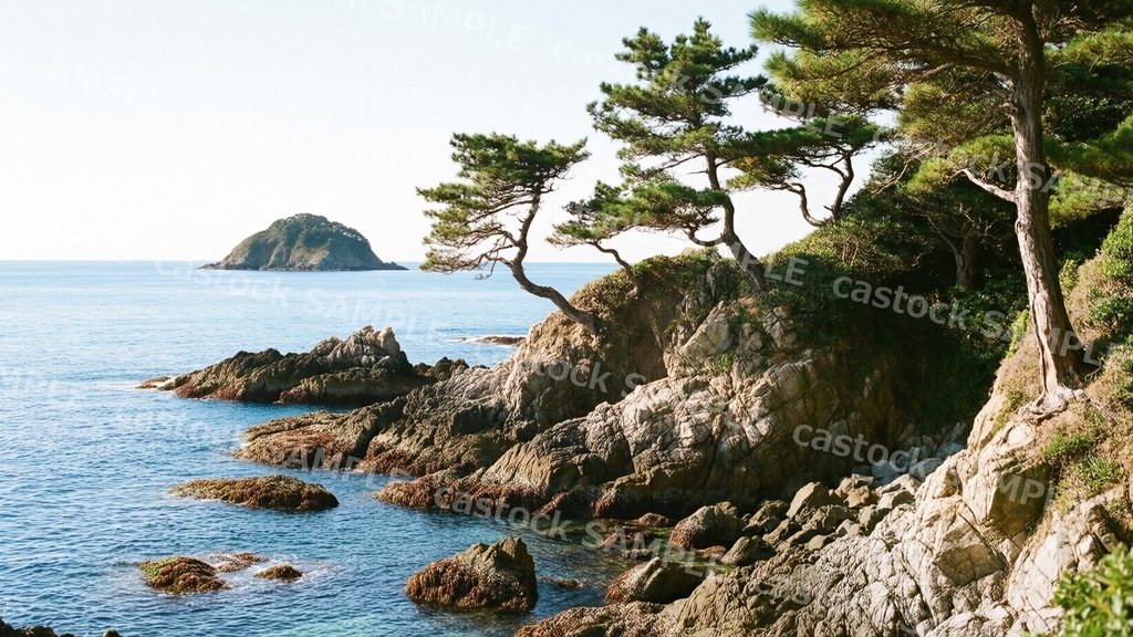 【AI背景素材】日本の海辺 26枚セット|写真風・人物なし・商用OK|castock