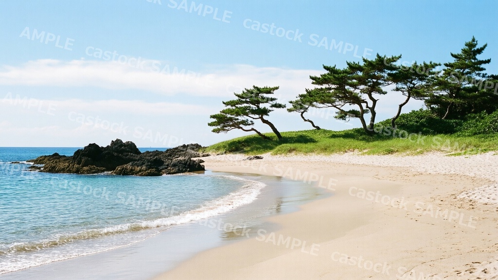 【AI背景素材】日本の海辺 26枚セット|写真風・人物なし・商用OK|castock