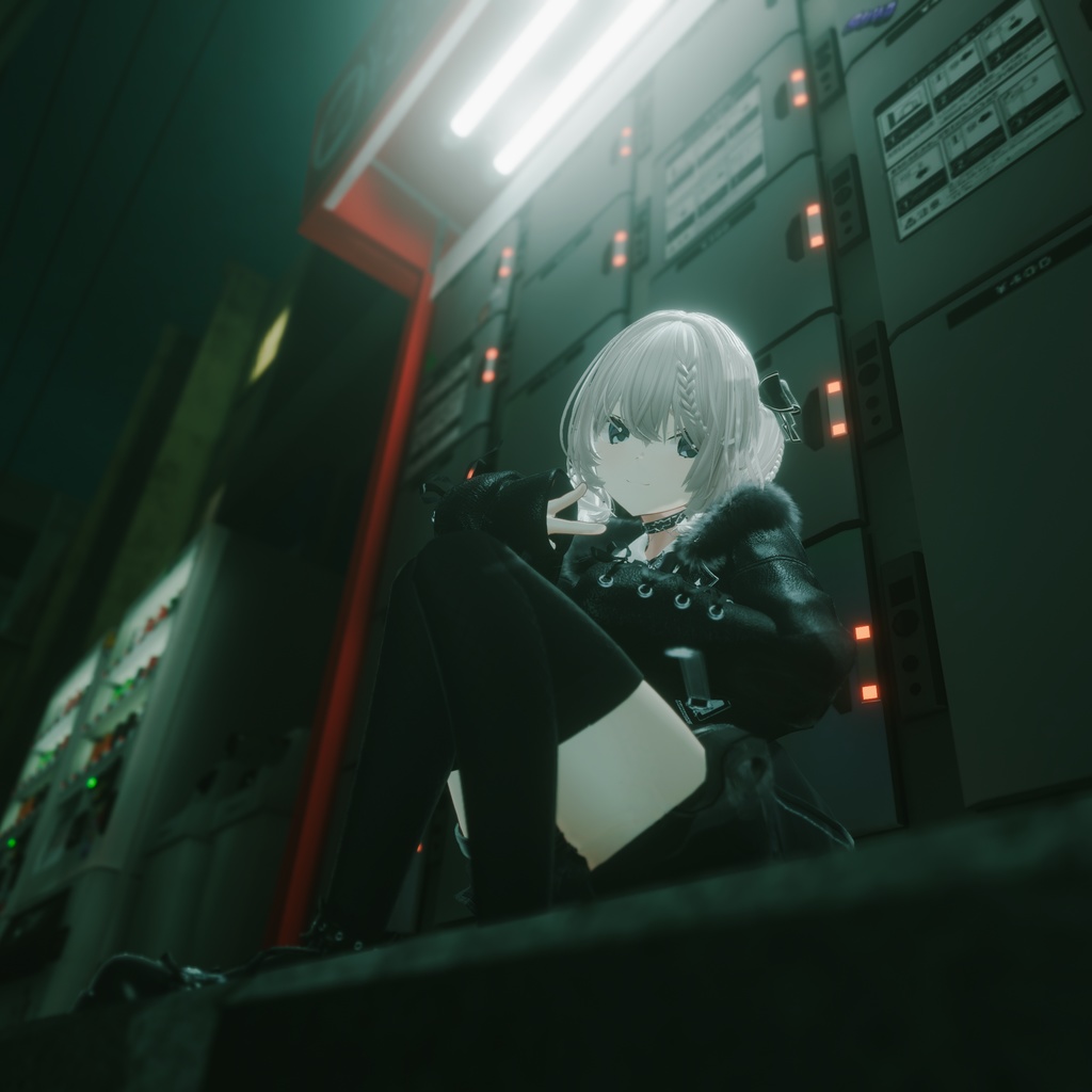 【XAvatar版無料】オリジナル3Dモデル「ウルフちゃん」#Wolfchan3D