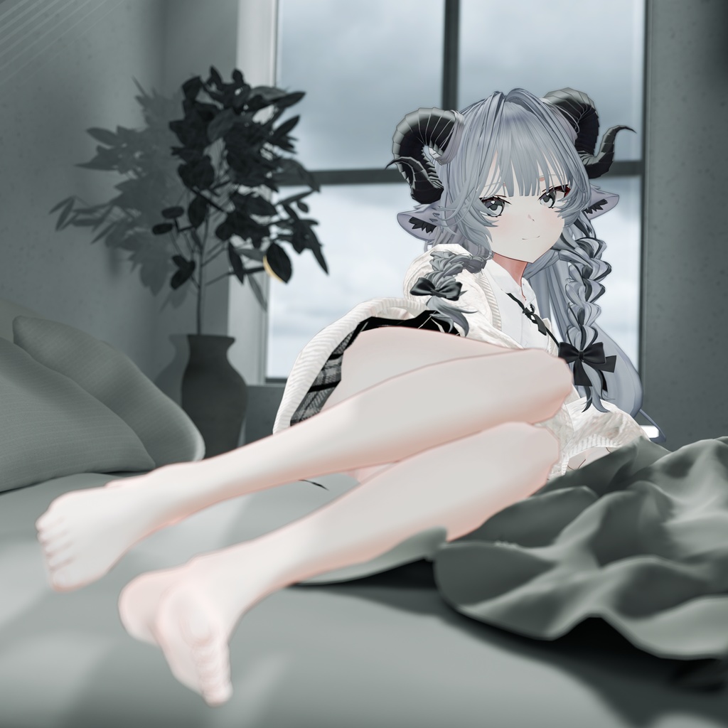 【XAvatar版無料】オリジナル3Dモデル「ウルフちゃん」#Wolfchan3D