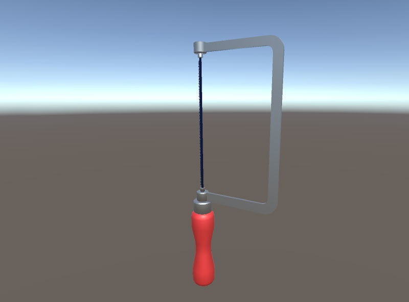 【VRChat想定】糸鋸【3Dモデル】