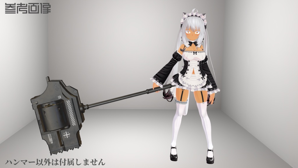 【3Dモデル】「鎚-Hammer-」「拳-Knuckle-」【武器】【Animation同梱】