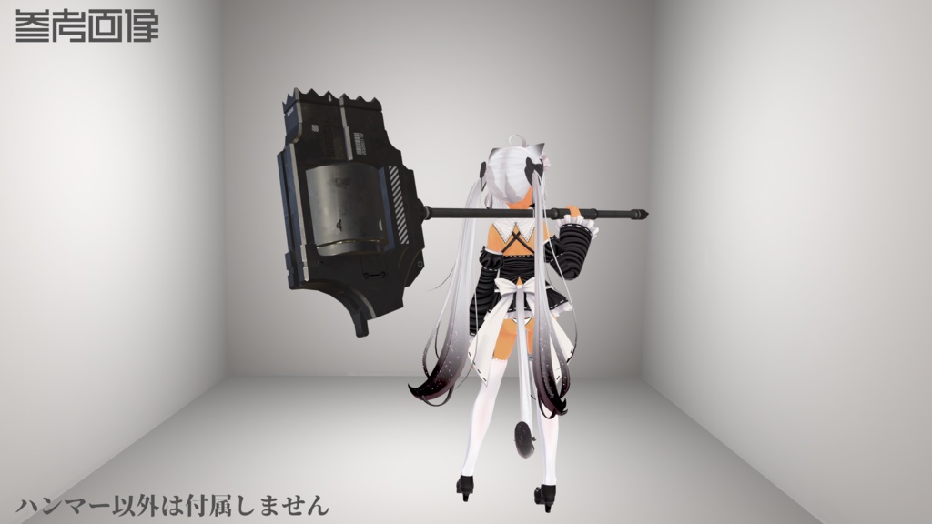 【3Dモデル】「鎚-Hammer-」「拳-Knuckle-」【武器】【Animation同梱】