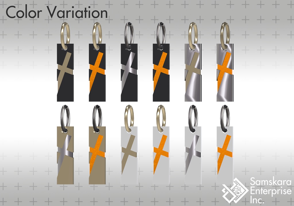 【VRChat想定】シンプルアクセサリーセット【Phys Bone対応】【MA対応】