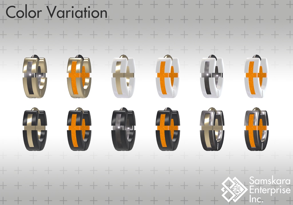 【VRChat想定】シンプルアクセサリーセット【Phys Bone対応】【MA対応】