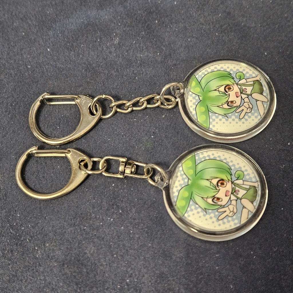 【匿名配送】ずんだもん NFCタグ付ミニキーホルダー