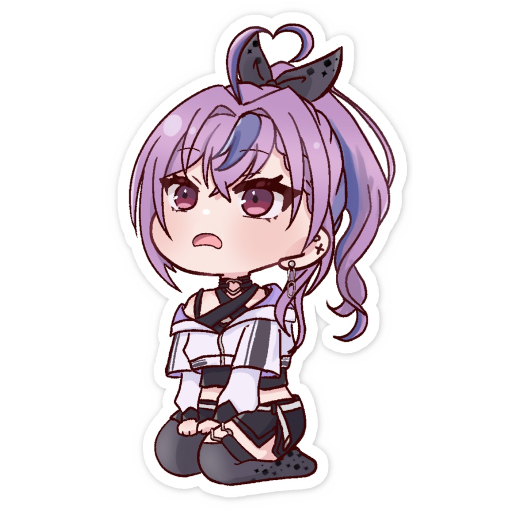 への口スマホステッカー