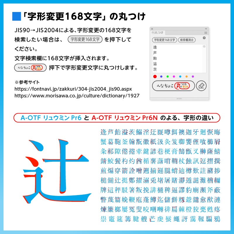 へなちょこ(文字列を検索して)丸をつけるだけ