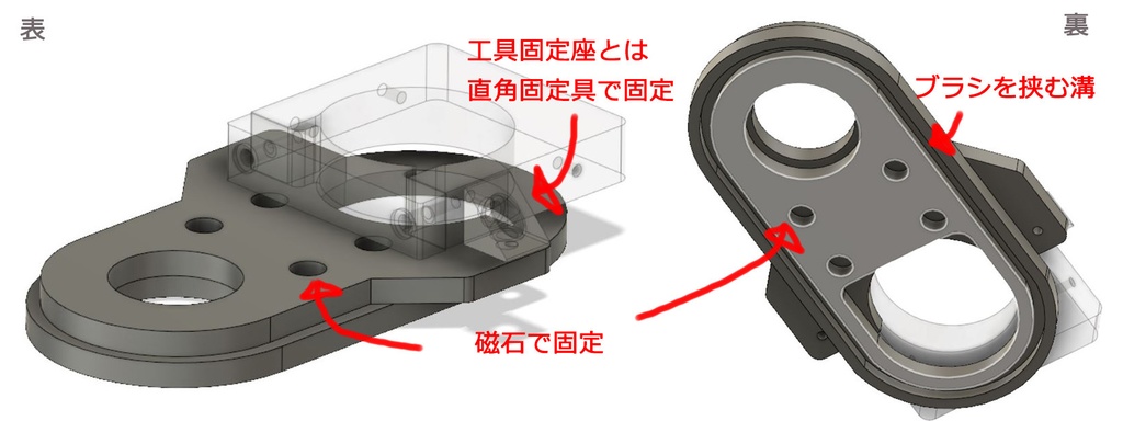 CNC用集塵ブラシ(dust shoe)データ