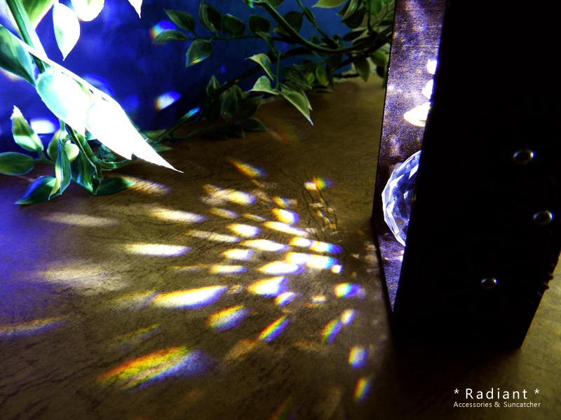 廻る歯車★輪転のクリスタル(置き型サンキャッチャー) Radiantスチームパンク