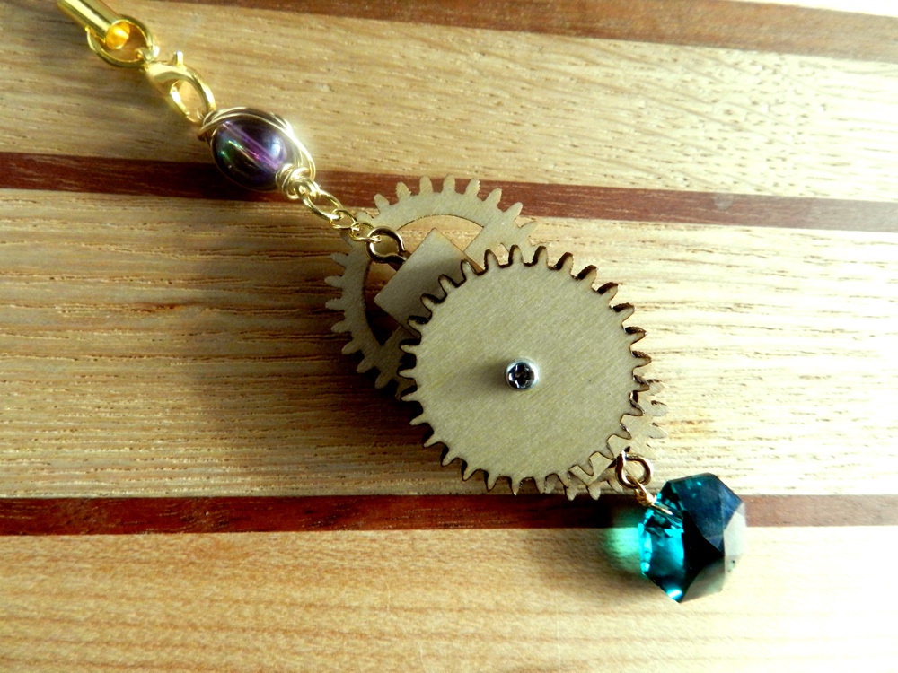 廻る歯車★輪転のクリスタルストラップ(全5色)