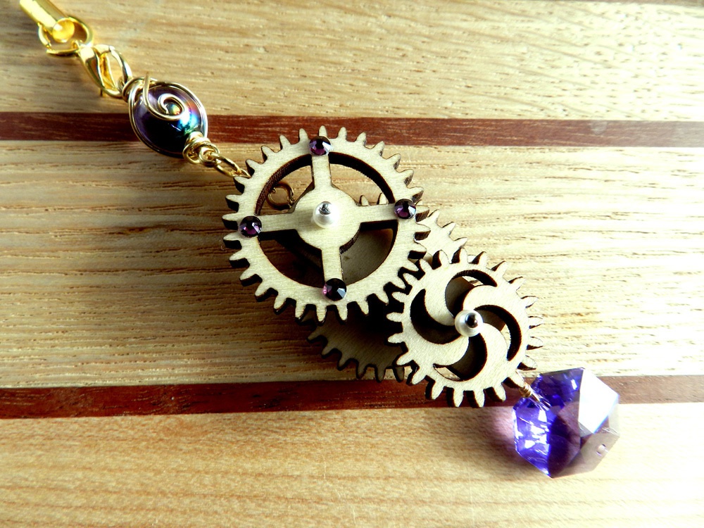 廻る歯車★輪転のクリスタルストラップ(全5色)