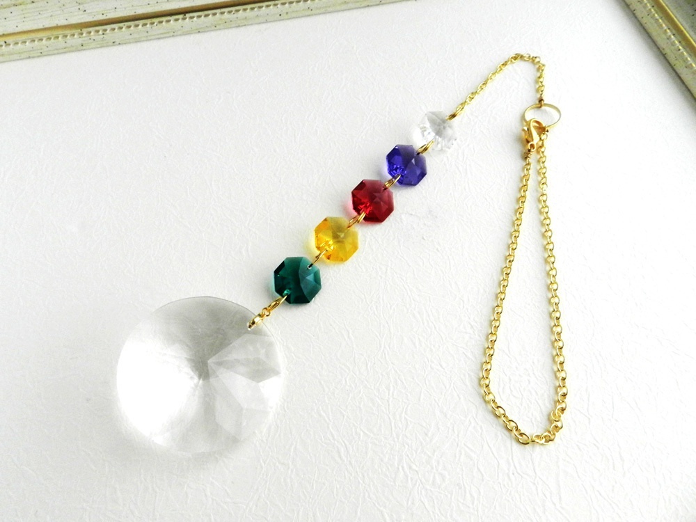 ラウンドフラワーのサンキャッチャー