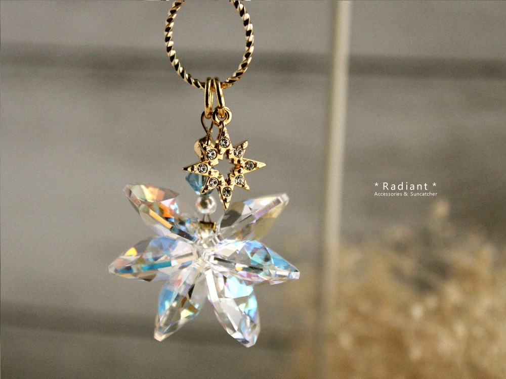 ~氷華~スワロフスキー・クリスタルのバッグチャーム☆全5色