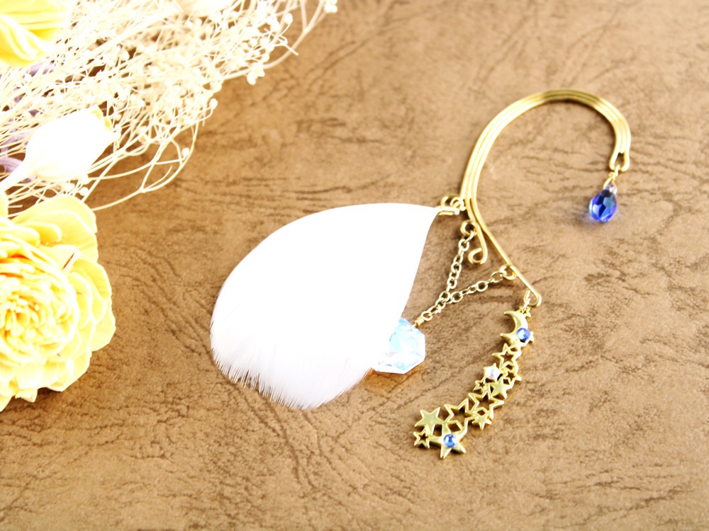 星羽のイヤーフック(全6色)