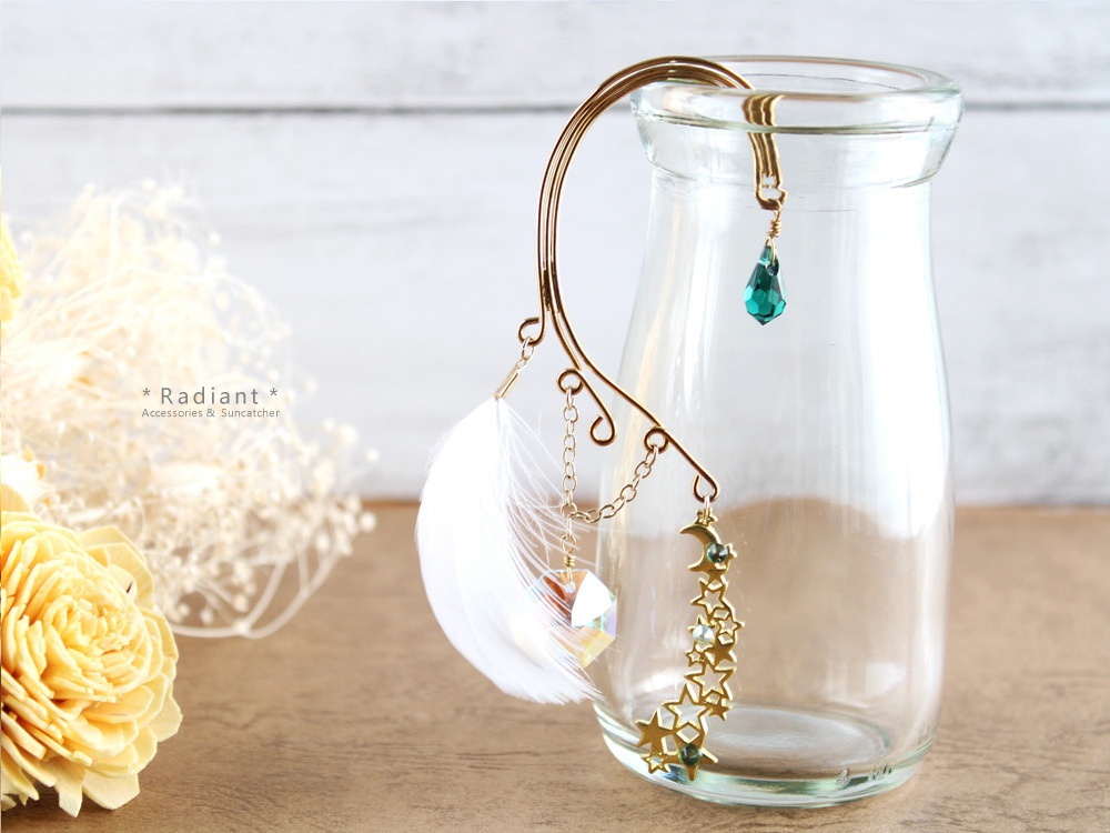 星羽のイヤーフック(全6色)