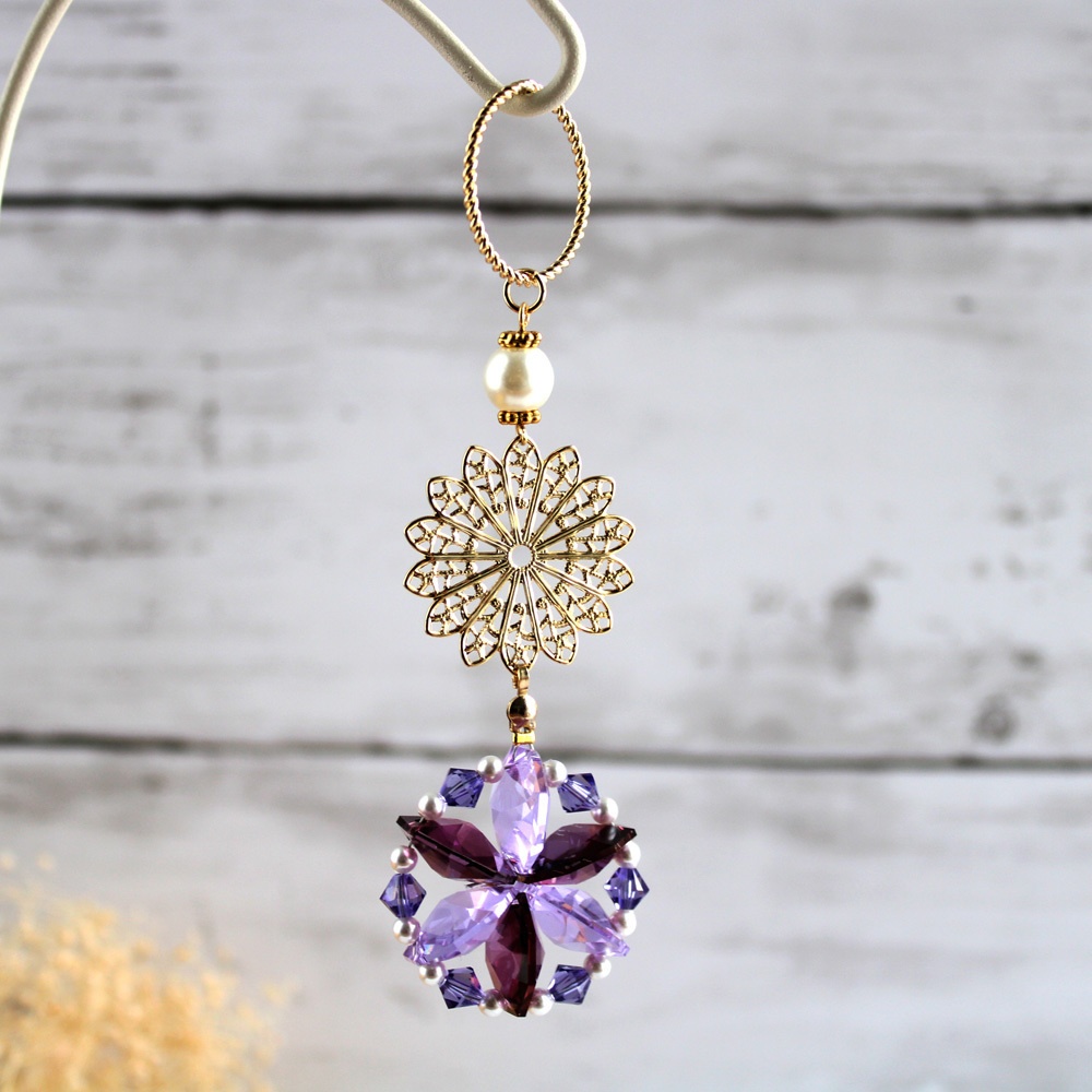 ~氷輪~サンキャッチャー(全6色)☆Swarovski crystal使用 Radiant