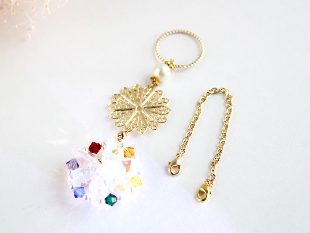 ~氷輪~サンキャッチャー(全6色)☆Swarovski crystal使用 Radiant