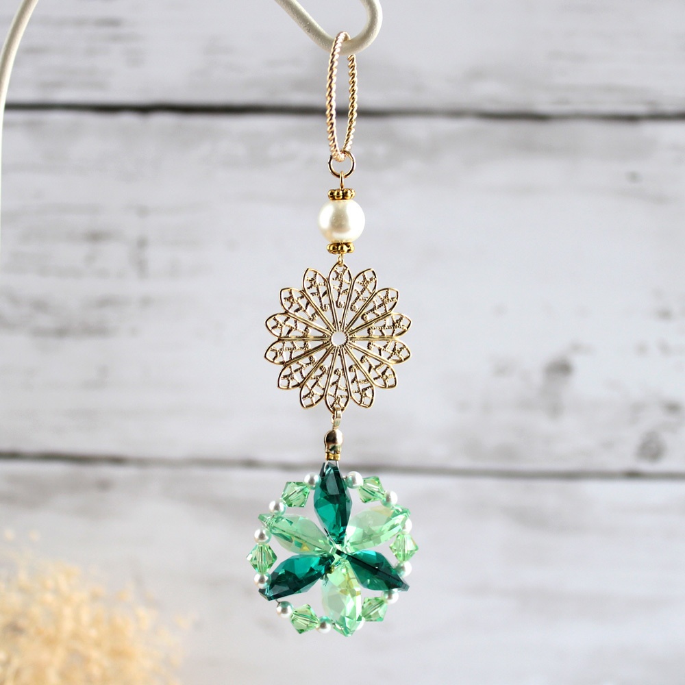 ~氷輪~サンキャッチャー(全6色)☆Swarovski crystal使用 Radiant