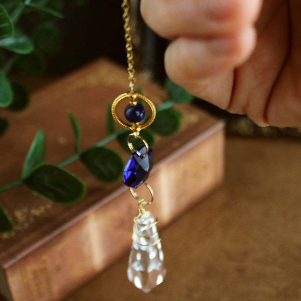 ~惑星~ペンデュラム<Swarovski Crystal使用>