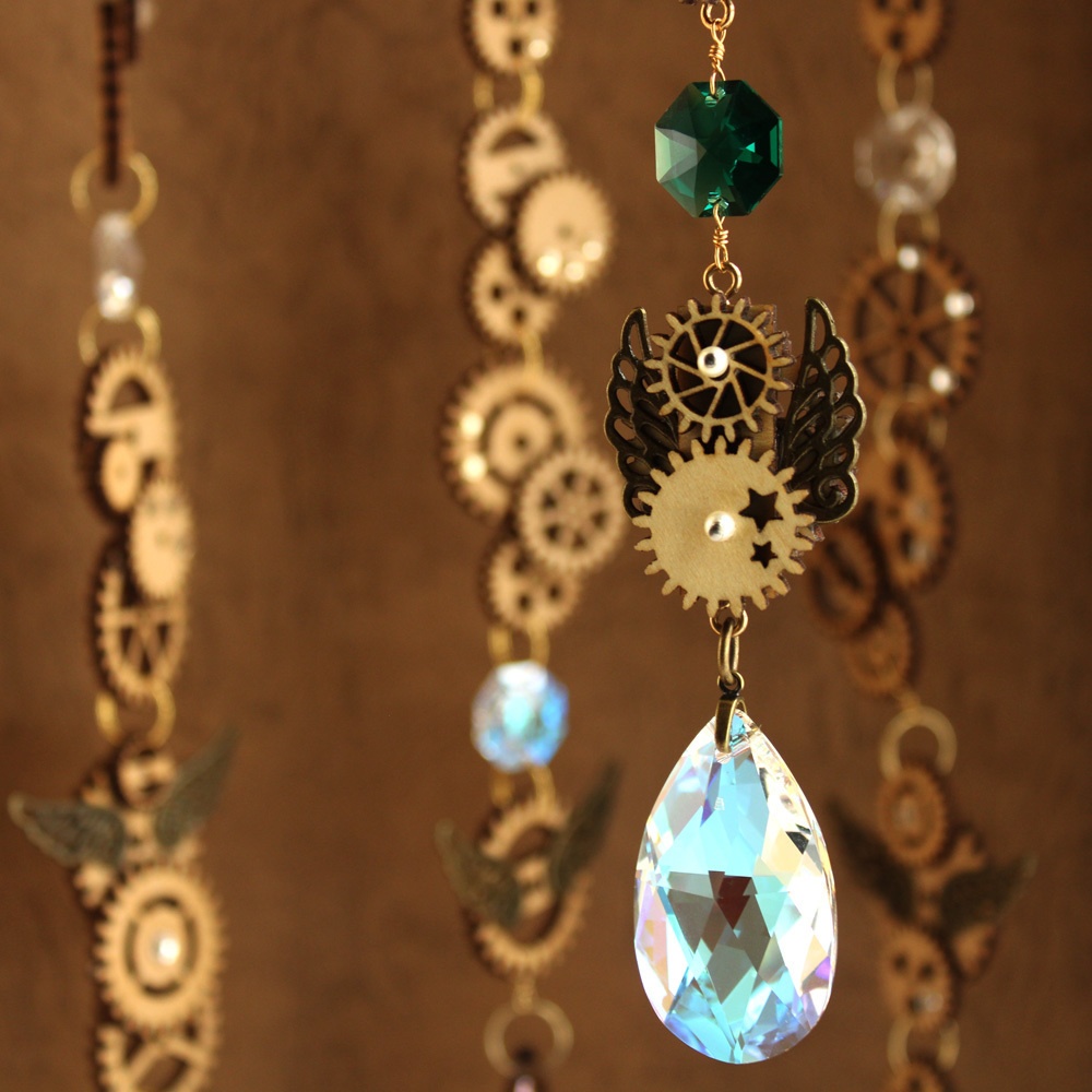廻る歯車 ~輪転のサンキャッチャー Swarovski crystal使用