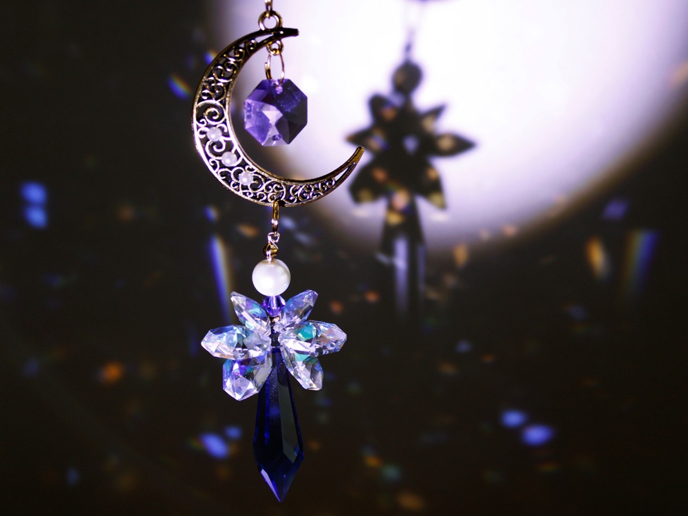 SWAROVSKI♢CRESCENT MOON♢クリスタルAB | nate-hospital.com