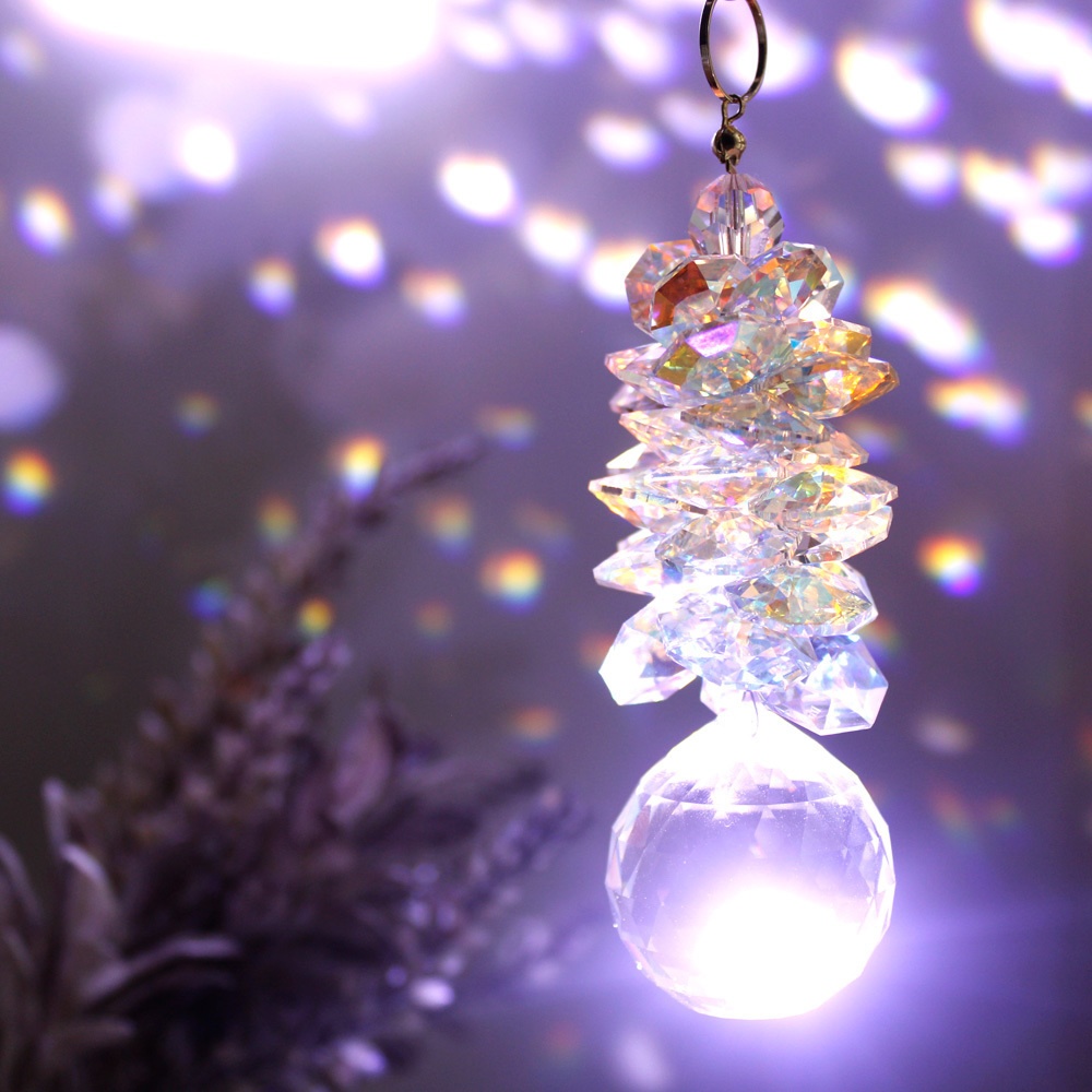 2way クラスターサンキャッチャー Swarovski crystal使用【受注制作】