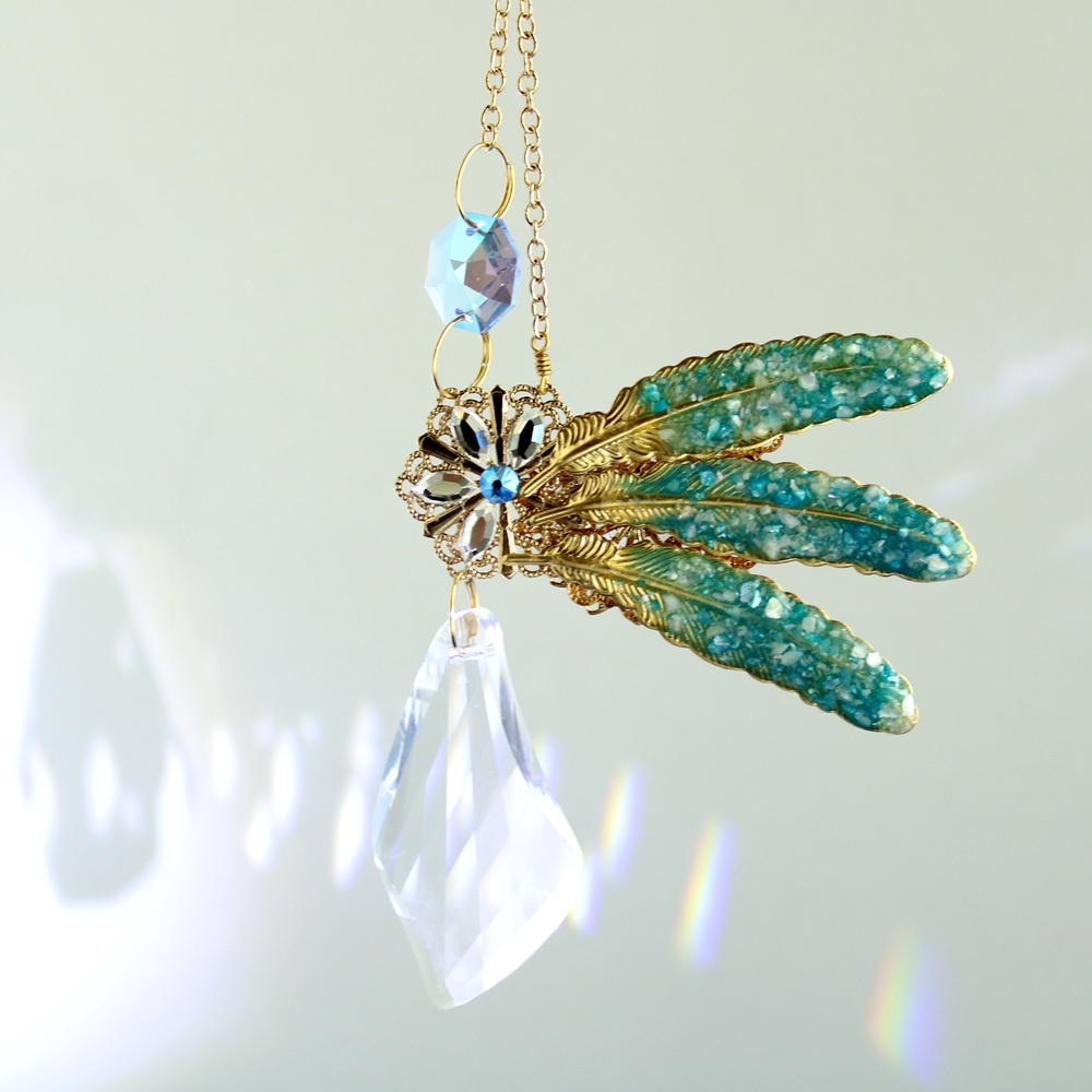 Bird Wing ~翼のサンキャッチャー ☆ Swarovski Crystal使用   Radiant