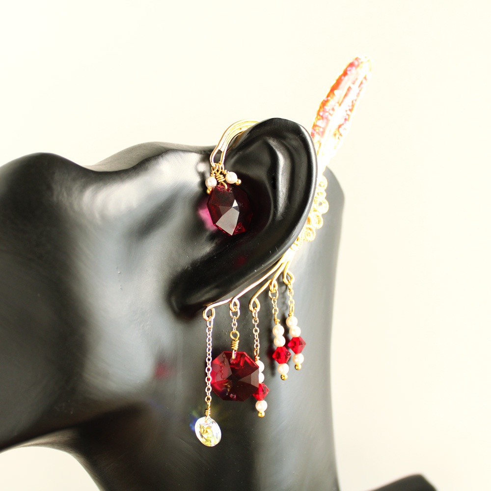 慶羽のイヤーフック ~全4色~ ★ 再販なし1点もの