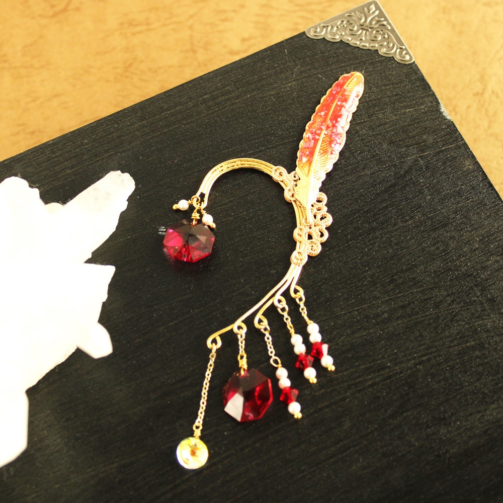 慶羽のイヤーフック ~全4色~ ★ 再販なし1点もの