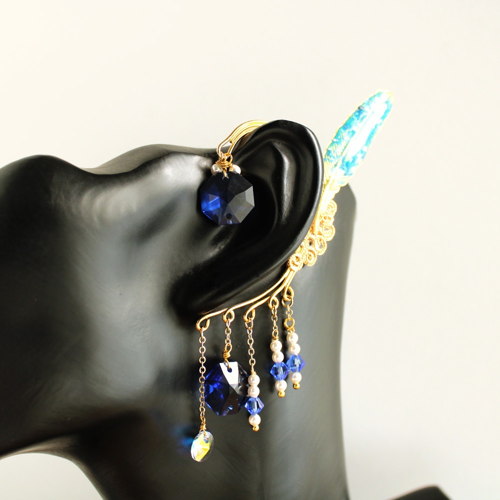 慶羽のイヤーフック ~全4色~ ★ 再販なし1点もの