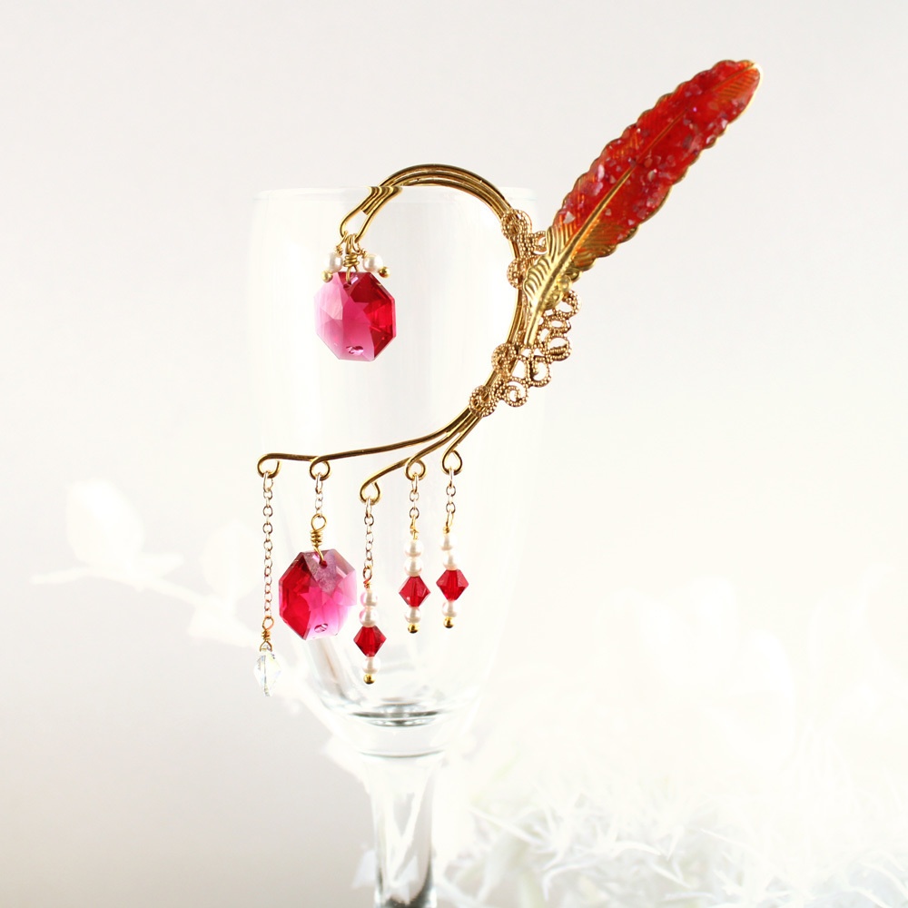 慶羽のイヤーフック ~全4色~ ★ 再販なし1点もの