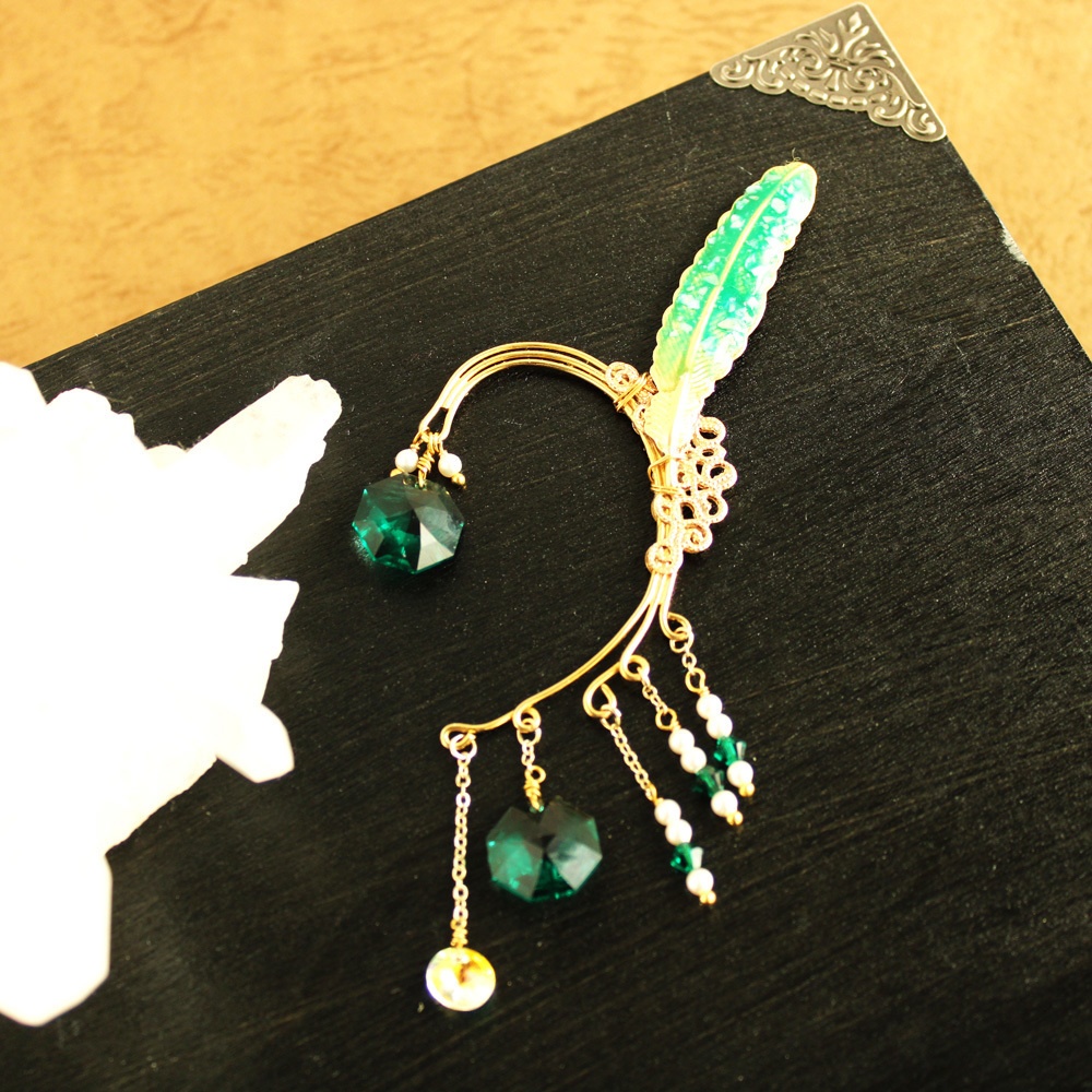 慶羽のイヤーフック ~全4色~ ★ 再販なし1点もの