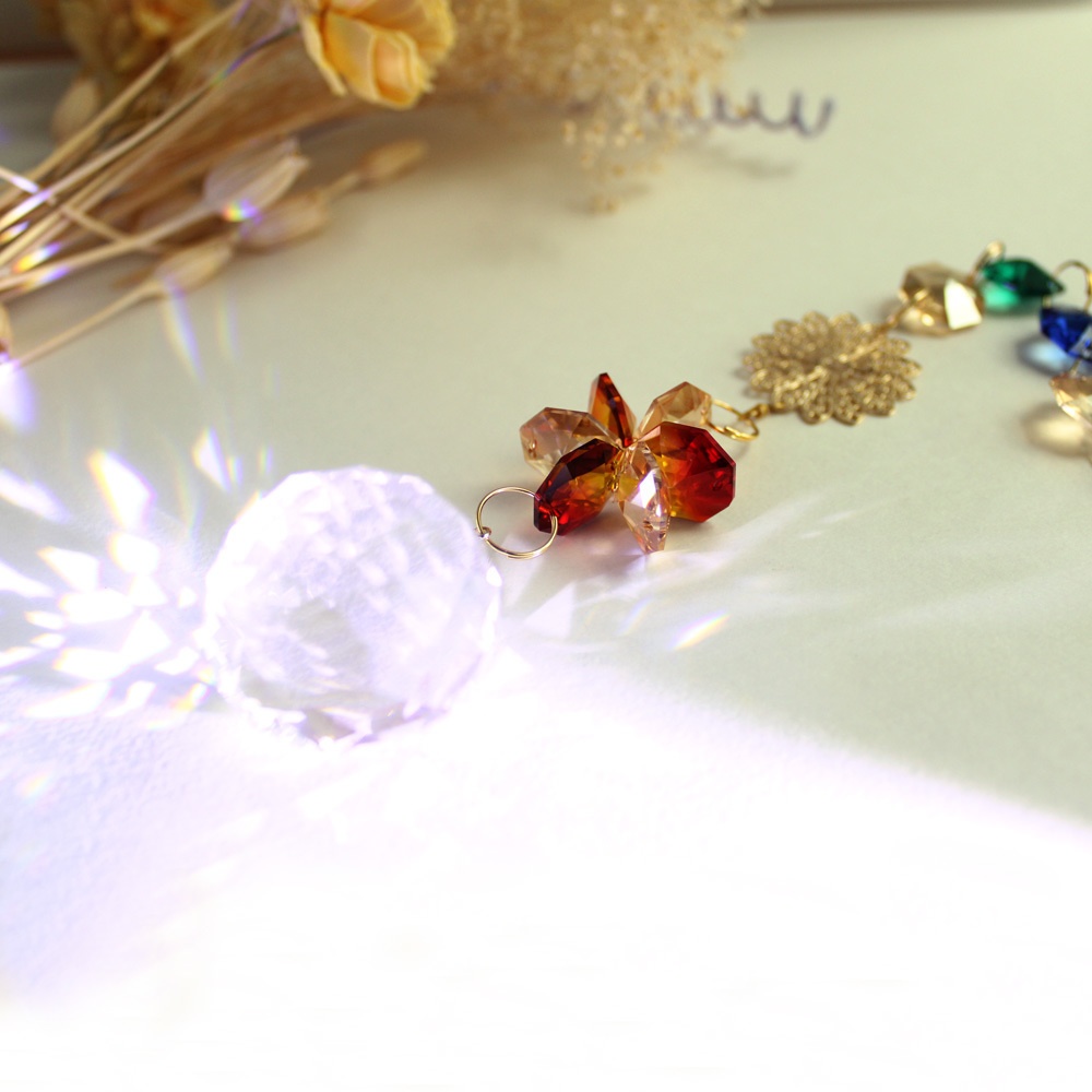 休息の天使 サンキャッチャー ~Raye~【希少パーツ使用】