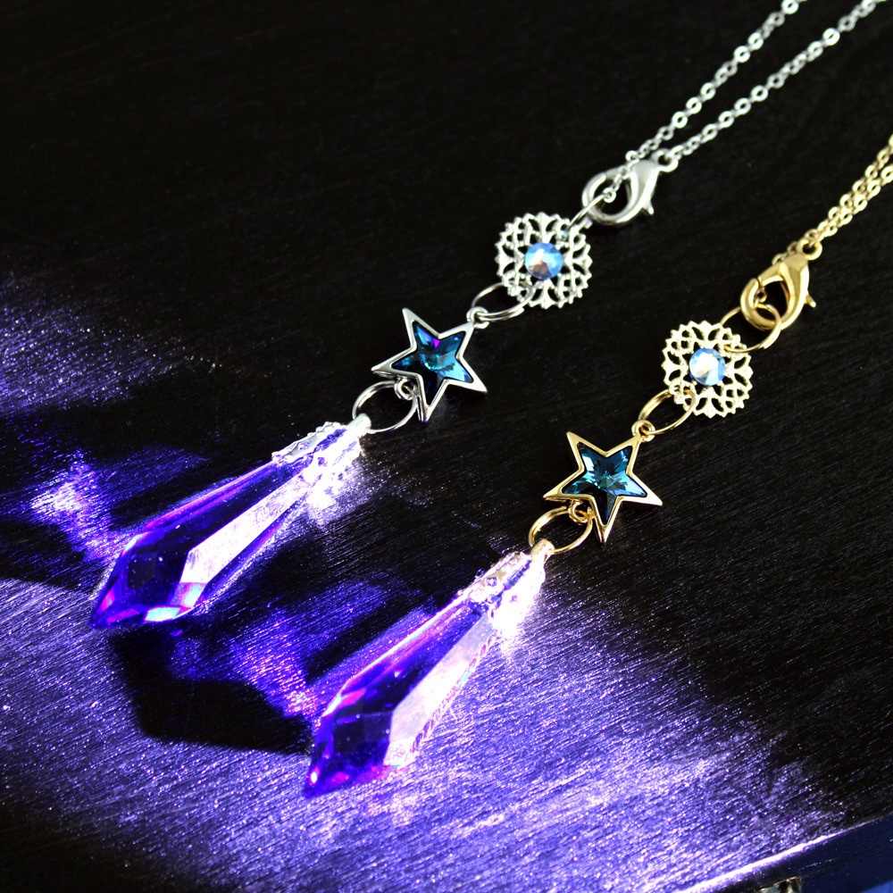 3way 流星のペンデュラム(全2色)<Swarovski Crystal使用>