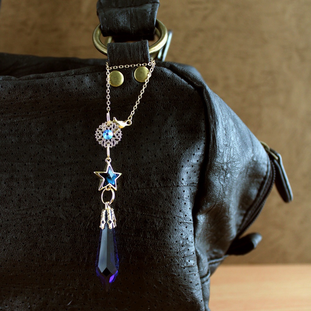 3way 流星のペンデュラム(全2色)<Swarovski Crystal使用>