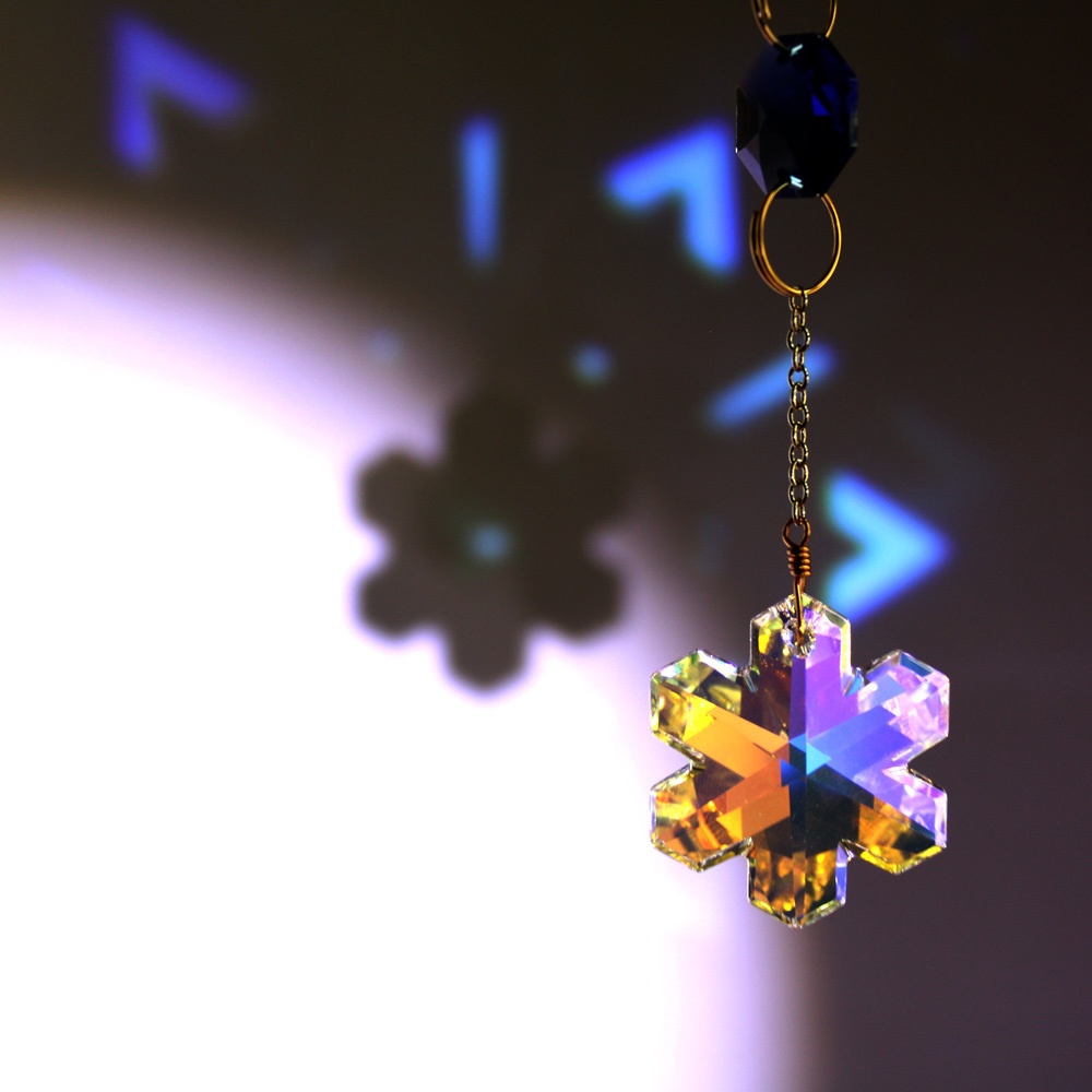 【1点もの】白夜のサンキャッチャー ☆ Swarovski Crystal使用