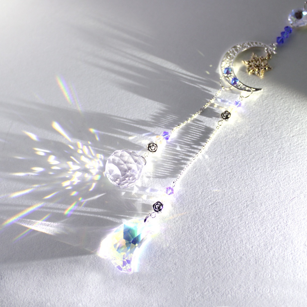 【一点もの】天使のサンキャッチャー~ Love Heals Fear ~ ☆ Swarovski Crystal使用