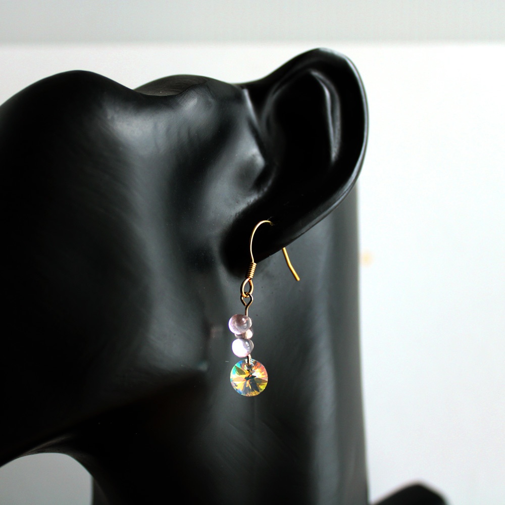 【希少】星の雫ピアス(全7色)☆Swarovski Crystal使用