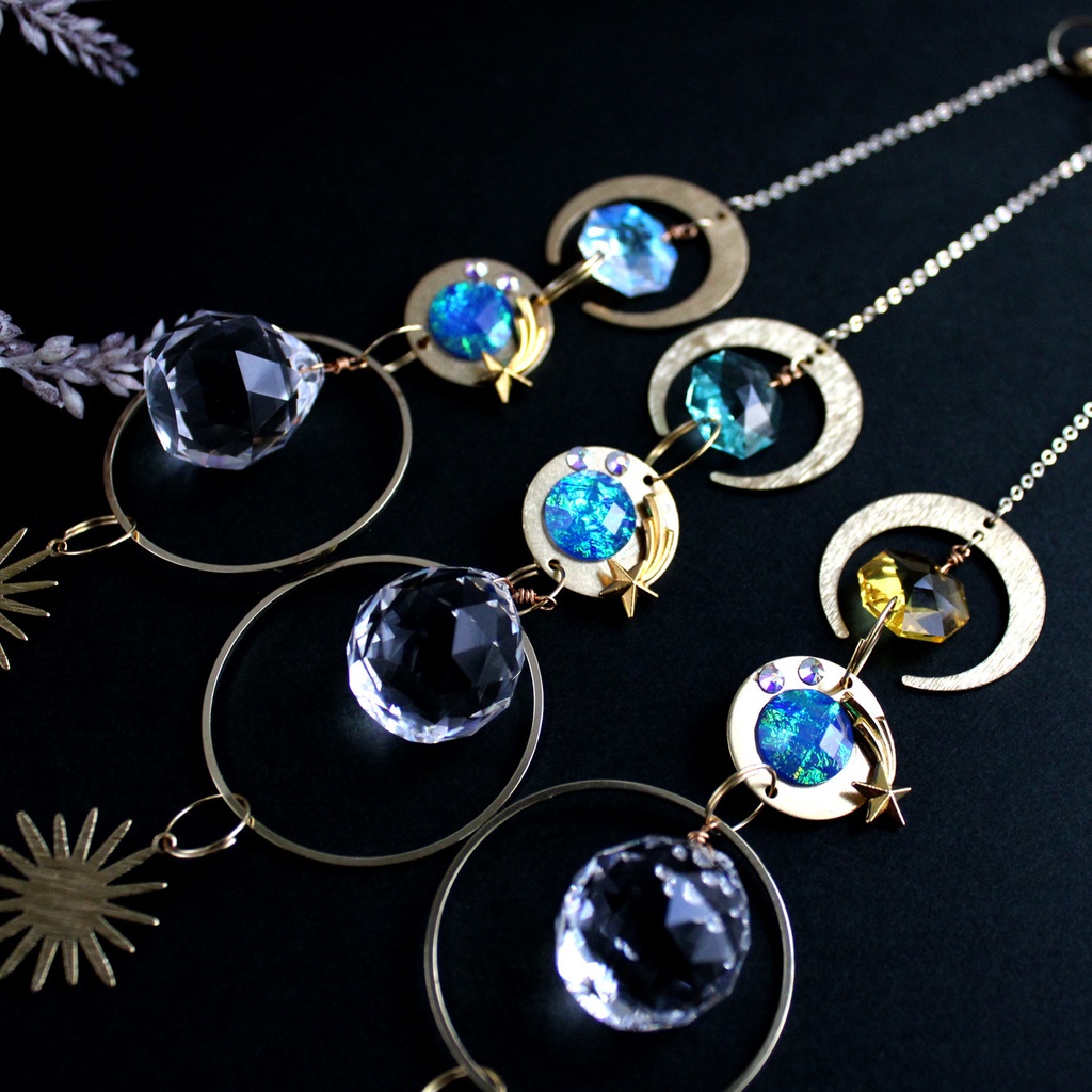 星読みのサンキャッチャー(全3色) 【高級クリスタル使用】