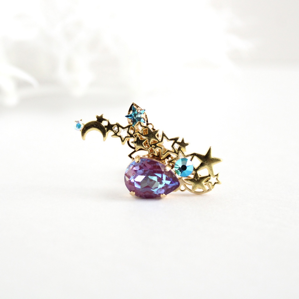 復刻☆Milky way~ 天の川イヤーカフ☆高品質クリスタル使用