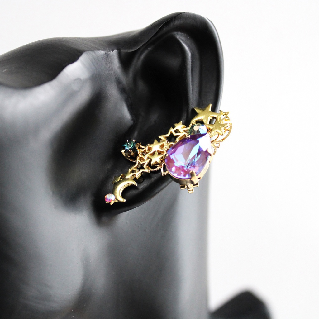 復刻☆Milky way~ 天の川イヤーカフ☆高品質クリスタル使用