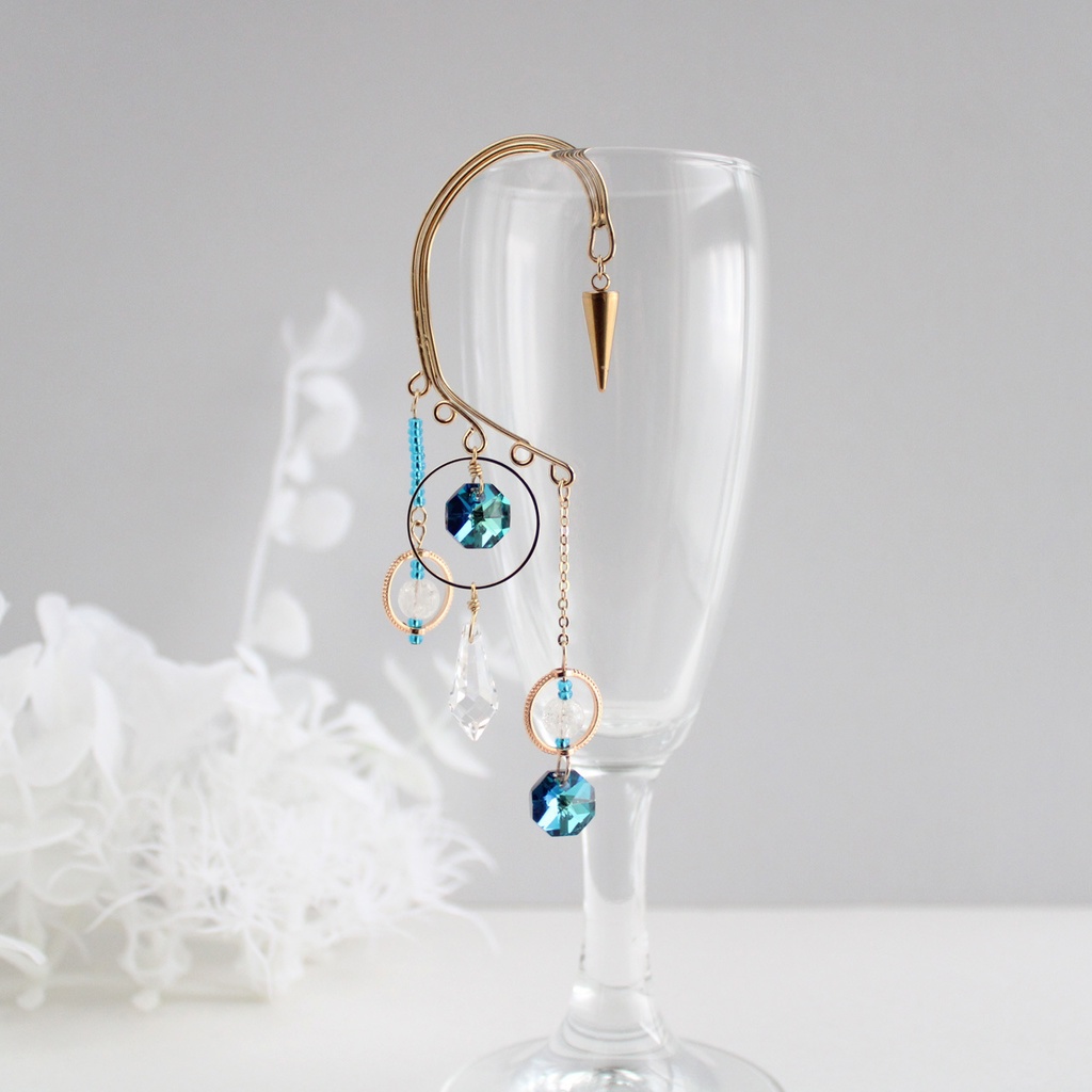 痛くない、落ちない♪ 宙輪のイヤーフック(金・銀)