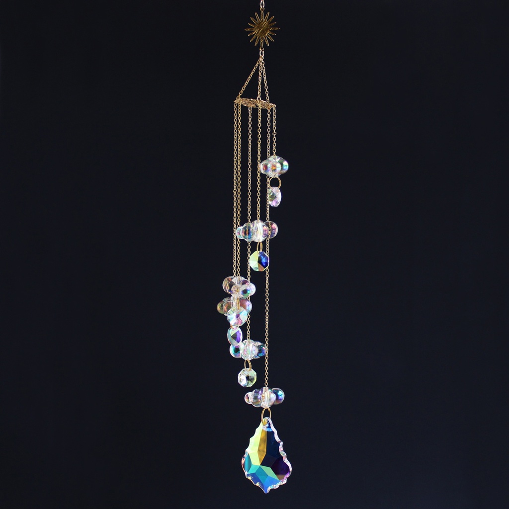 シャンデリア風★Stairway to Heaven ~天使の階段 サンキャッチャー(高品質クリスタル使用)受注制作
